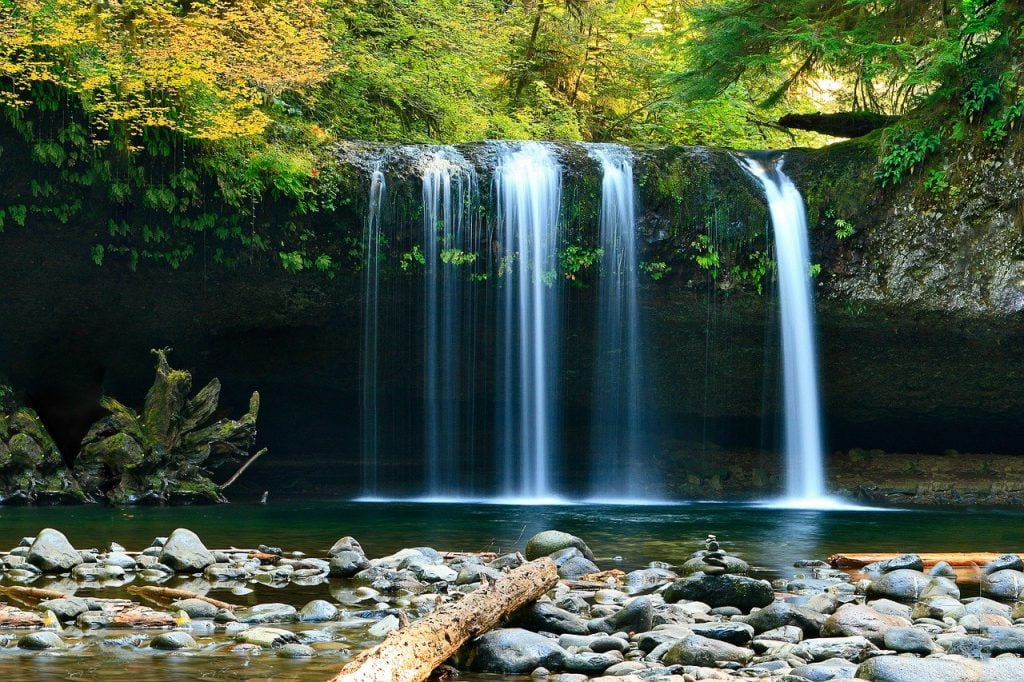 waterfall, energie, divine