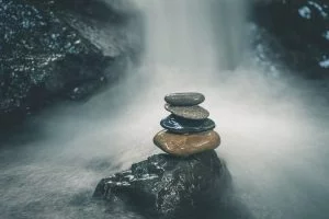 stones, point, ancrage